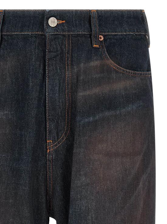  MM6 메종마르지엘라 데님 팬츠 Mm6 메종 마르지엘라 5포켓 진 블루 - MM6 MAISON MARGIELA