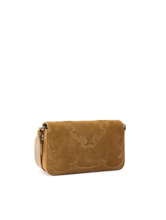 26SS 핑코 숄더백 106244 A0F6L22O KANGAROO GREEN