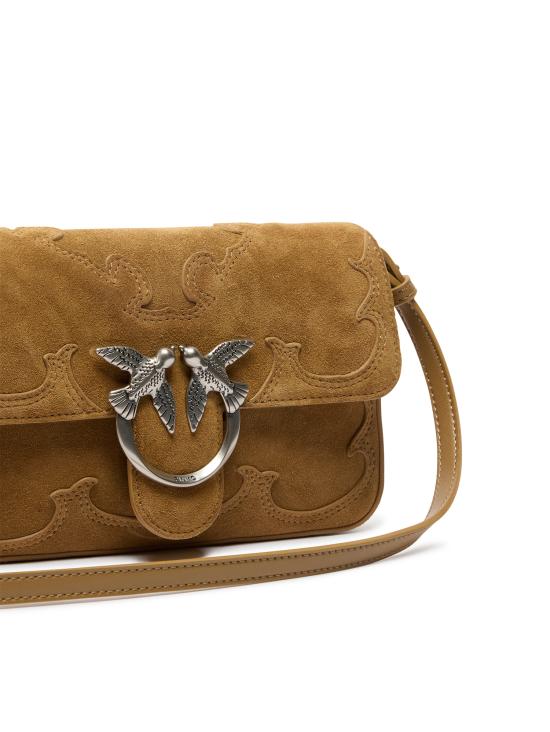 26SS 핑코 숄더백 106244 A0F6L22O KANGAROO GREEN - PINKO