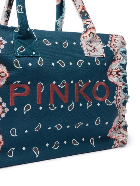 26SS 핑코 토트백 106673 A3B7GA0Q BLUE MULTICOLOR - PINKO