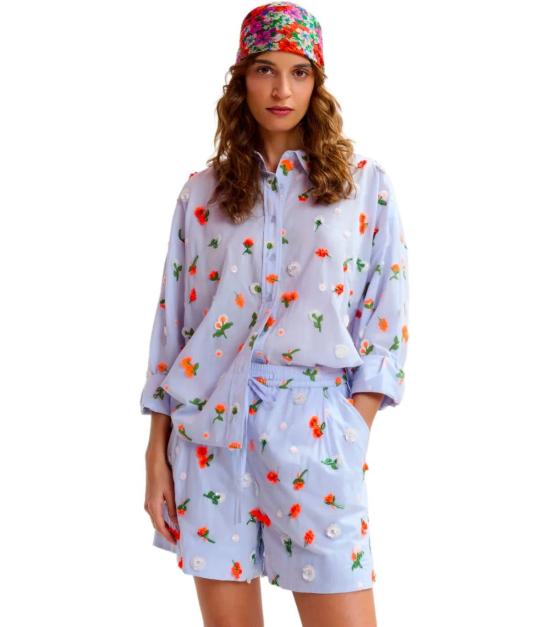 26SS 에센셜앤트워프 셔츠 JIMENA J3NB 34 Light Blue - ESSENTIEL ANTWERP