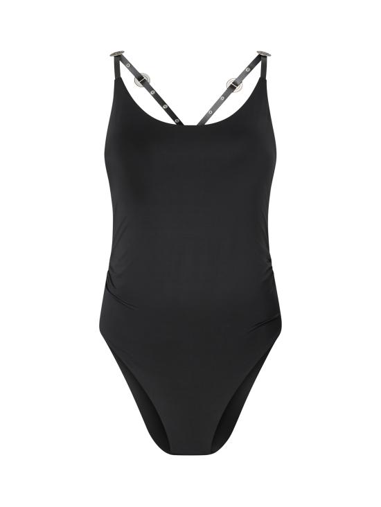 26SS 핑코 바디수트 티셔츠 106955 A3C1Z99 Black