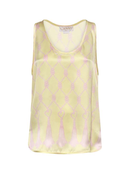 26SS 제니 긴팔 티셔츠 80AAM627 NS850656 Yellow