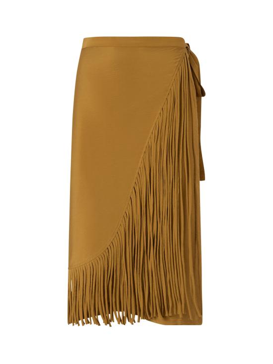 26SS 핑코 롱 스커트 106887 A3AYL25 Brown