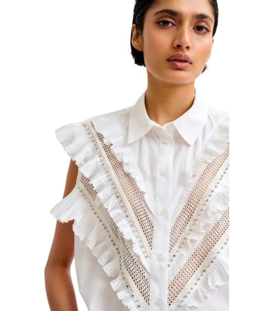 26SS 에센셜앤트워프 블라우스 JEANDARLENE WH00 XS White - ESSENTIEL ANTWERP