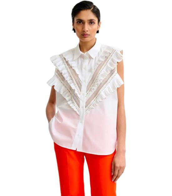 26SS 에센셜앤트워프 블라우스 JEANDARLENE WH00 XS White - ESSENTIEL ANTWERP