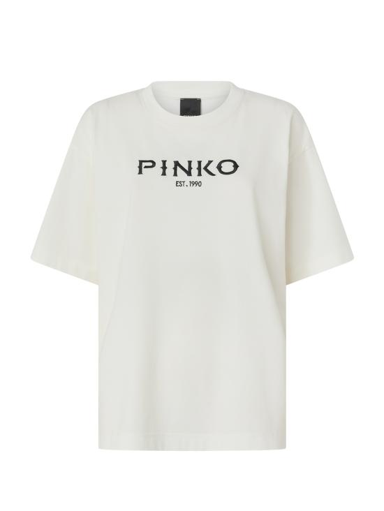 26SS 핑코 반팔 티셔츠 106872 A3B3Z05 White