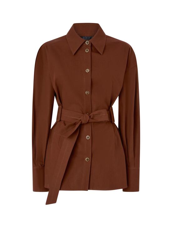 26SS 핑코 셔츠 106153 A2ERL78 Brown