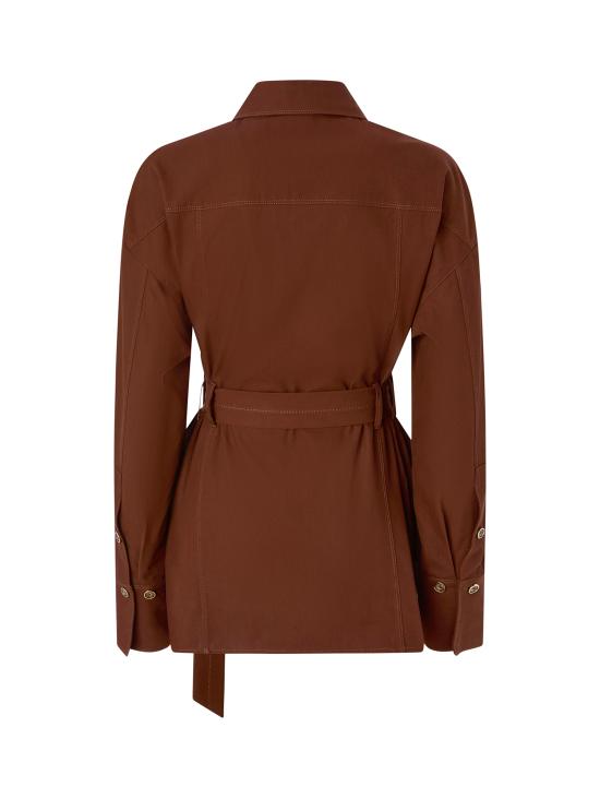 26SS 핑코 셔츠 106153 A2ERL78 Brown - PINKO