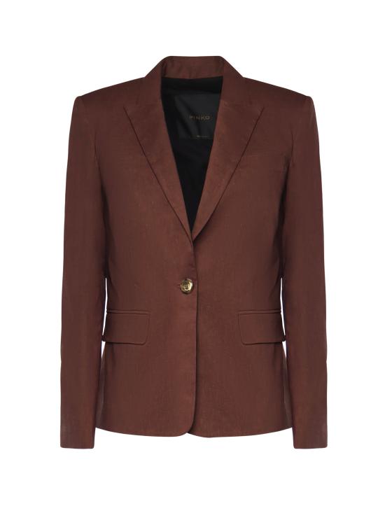 26SS 핑코 수트 자켓 106597 A34IL78 Brown