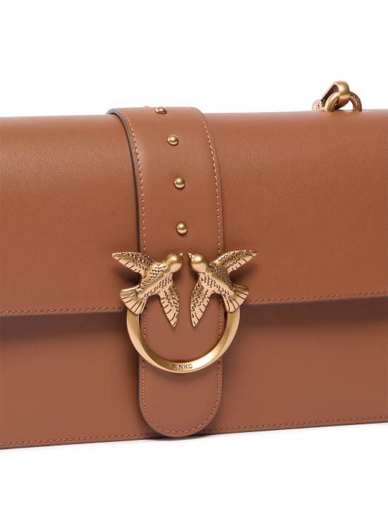 26SS 핑코 크로스백 105857 A0F1L17Q Brown - PINKO