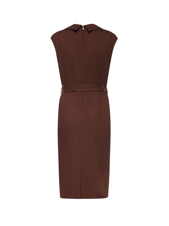 26SS 핑코 미디 원피스 106565 A2W6L78 Brown - PINKO