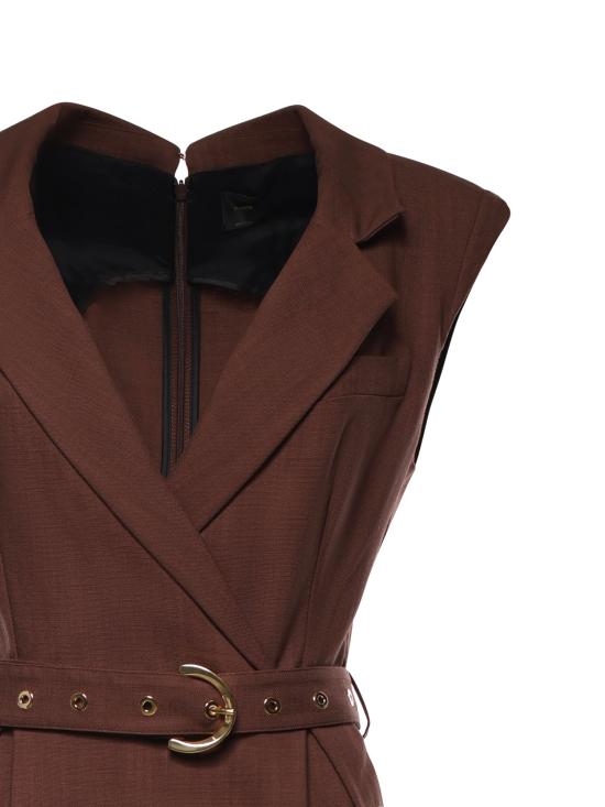 26SS 핑코 미디 원피스 106565 A2W6L78 Brown - PINKO