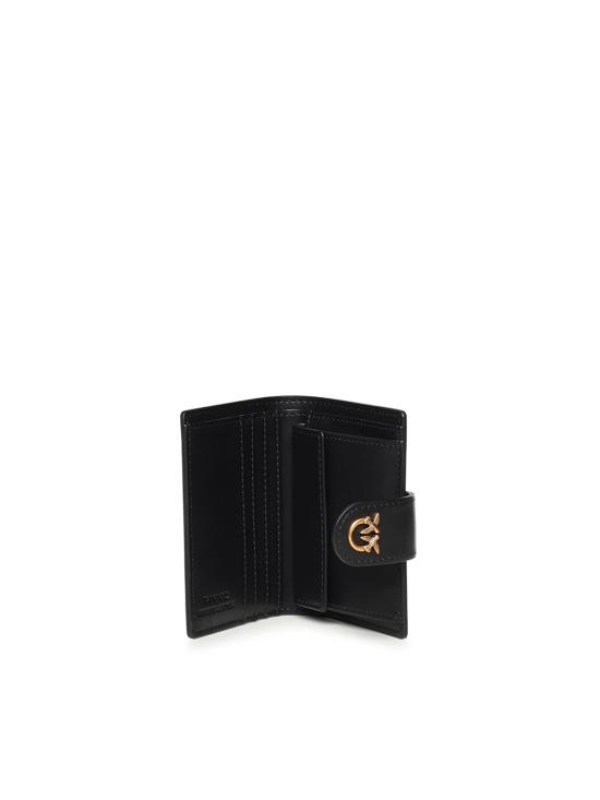 26SS 핑코 지갑 102840 A0F1Z99Q NERO ANTIQUE GOLD - PINKO