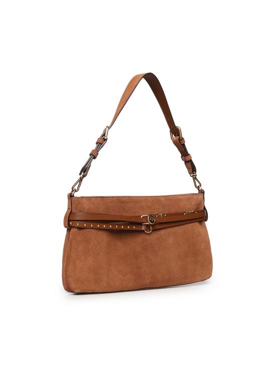 26SS 핑코 숄더백 106176 A0F6L17Q Brown - PINKO