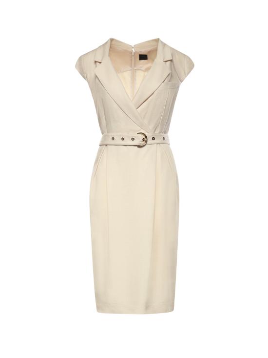 26SS 핑코 미디 원피스 106565 A2W6C00 White cream