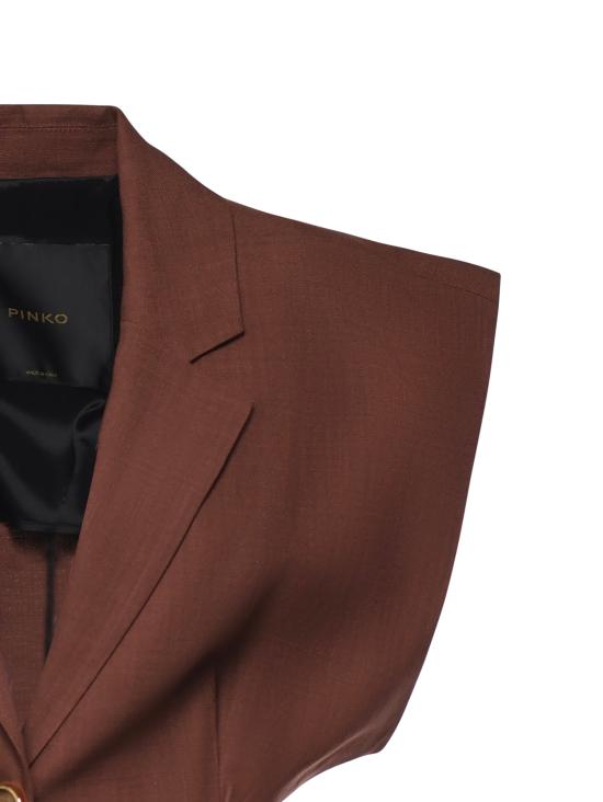 26SS 핑코 수트 자켓 106509 A2W6L78 BROWN - PINKO