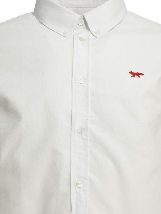 26SS 메종키츠네 긴팔 셔츠 QM00426WC5062P100 White - MAISON KITSUNE