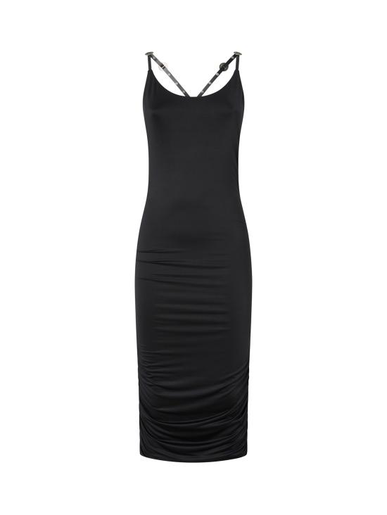 26SS 핑코 미디 원피스 106953 A3C1Z99 Black