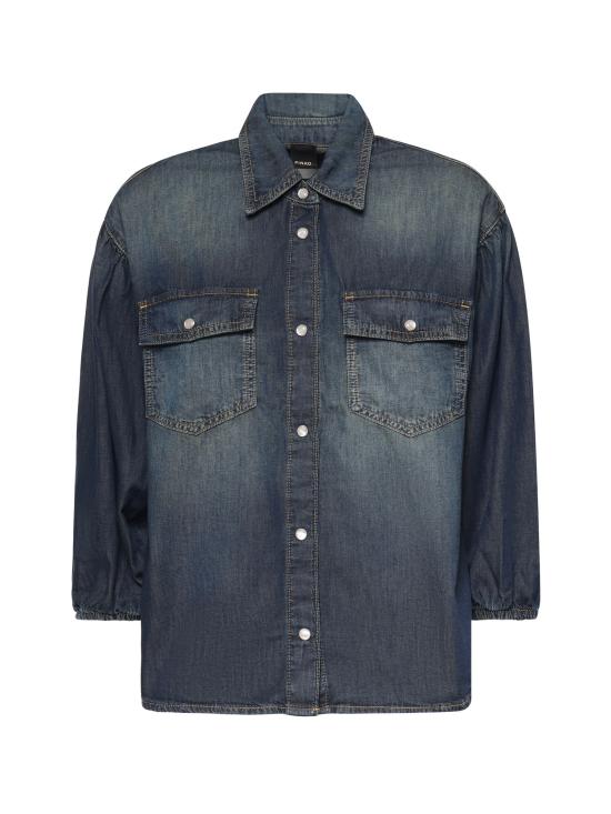 26SS 핑코 데님 셔츠 106596 A37KPJC