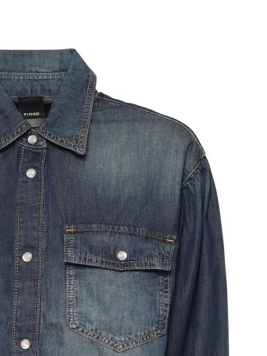 26SS 핑코 데님 셔츠 106596 A37KPJC - PINKO