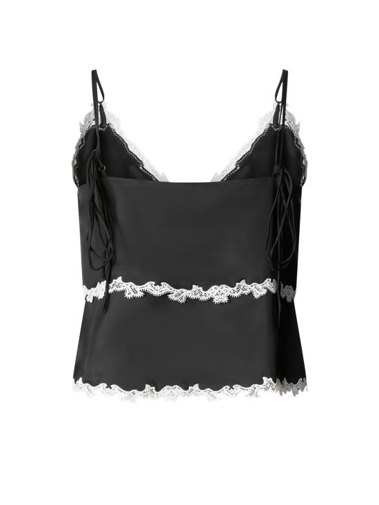26SS 핑코 민소매 티셔츠 106893 A3AVZCB Multicolor Black Cream - PINKO