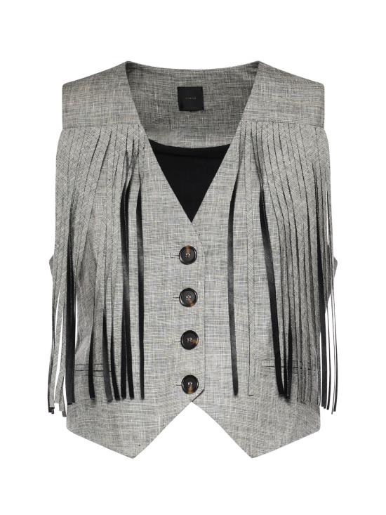 26SS 핑코 베스트 106965 A3ASZZ2 Multicolor Black White