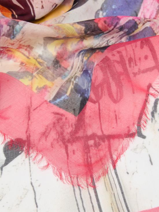 26SS 핑코 머플러/스카프 106657 A38JNZ4 MULT ROSA BIANCO - PINKO