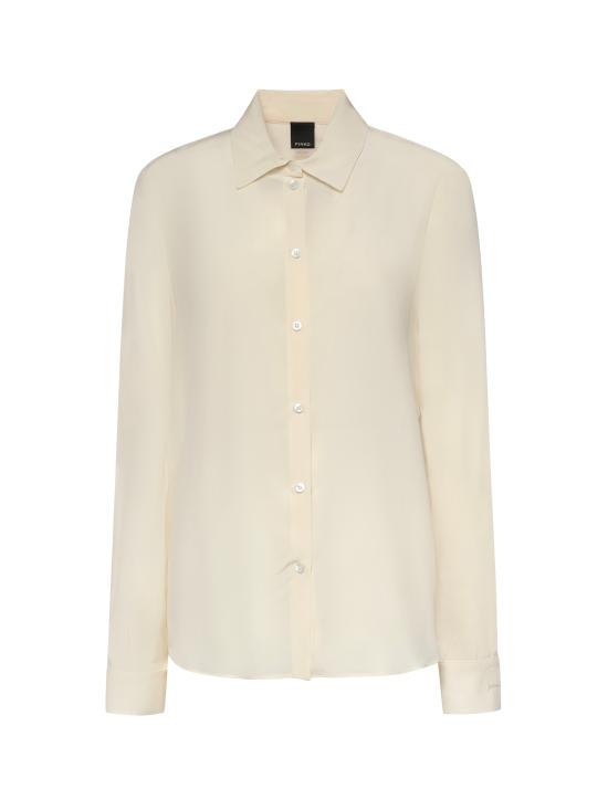 26SS 핑코 셔츠 105593 A2T7C00 Swan White