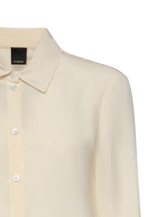 26SS 핑코 셔츠 105593 A2T7C00 Swan White - PINKO