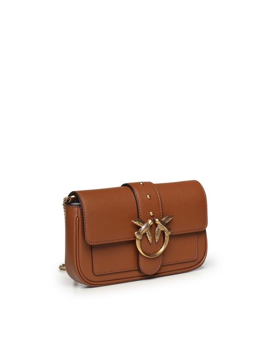 26SS 핑코 크로스백 100061 A0F1L17Q Brown - PINKO