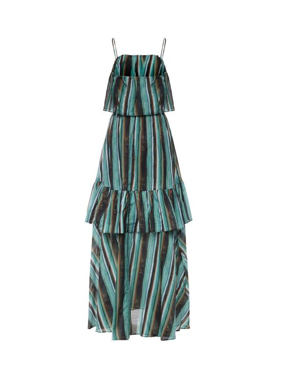 26SS 핑코 롱 원피스 106878 A3CHSD3 Multicolor Green Black - PINKO