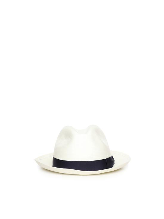 26SS 보르살리노 버킷햇 140338 01C0 SBIANCATO CINTA ABISSO