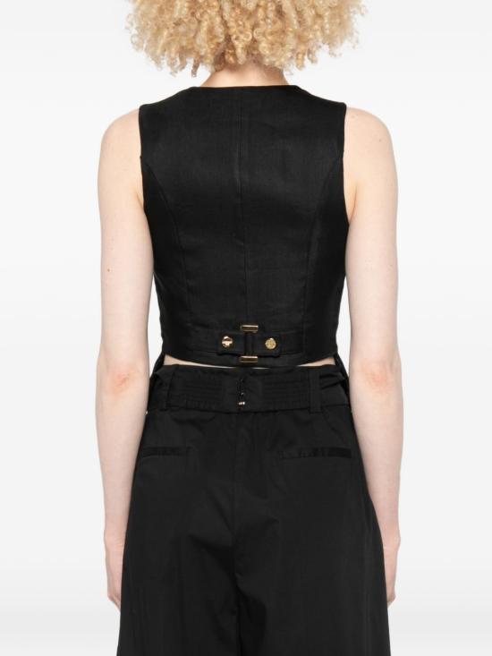 26SS 엘리자베타프랜치 베스트 GL00862E2 110 Nero - ELISABETTA FRANCHI