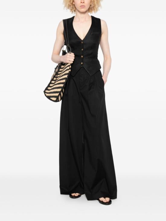 26SS 엘리자베타프랜치 베스트 GL00862E2 110 Nero - ELISABETTA FRANCHI