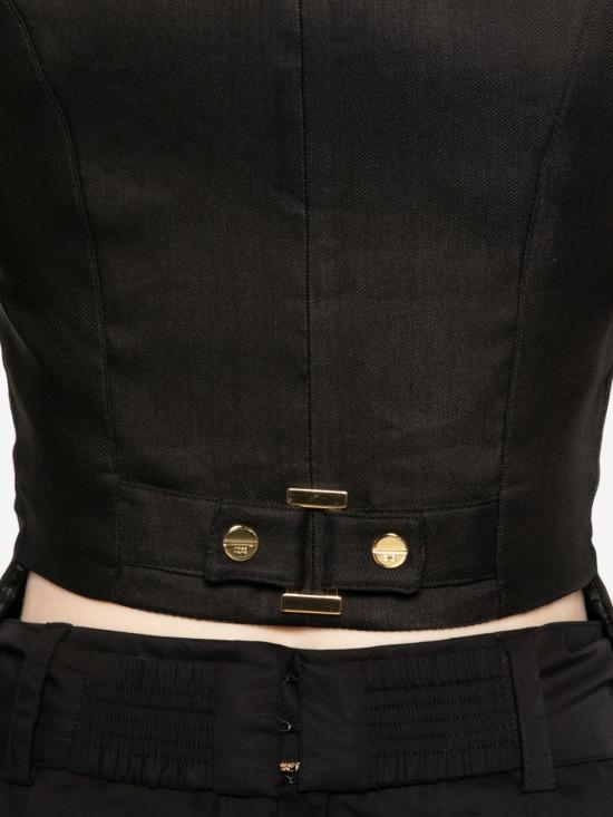 26SS 엘리자베타프랜치 베스트 GL00862E2 110 Nero - ELISABETTA FRANCHI