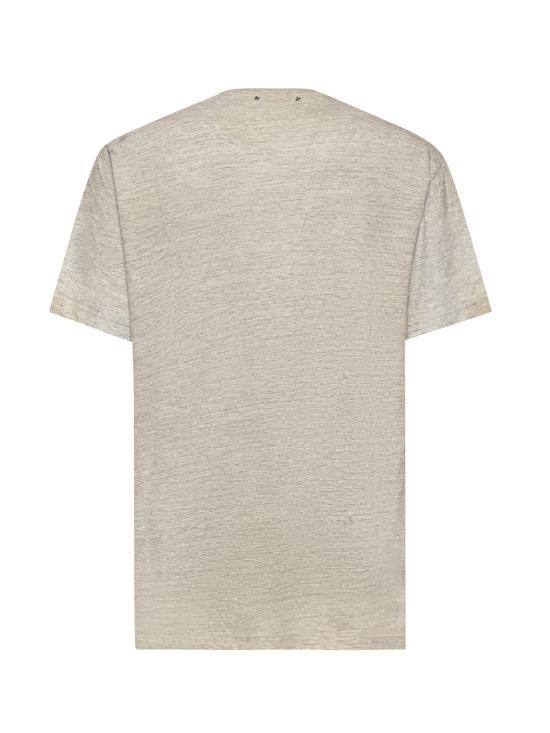 26SS 골든구스 반팔 티셔츠 GMP01220 P00252460255 MELANGE GREY - GOLDEN GOOSE