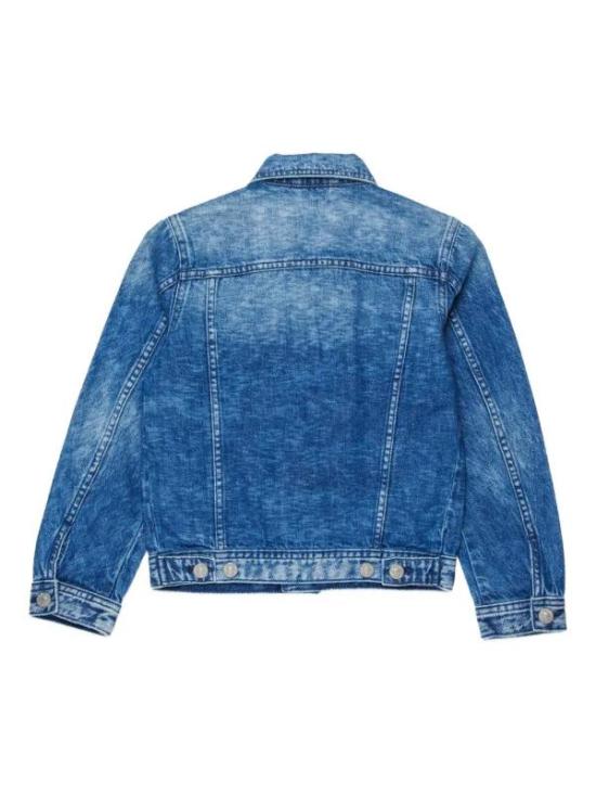 26SS [키즈] 디젤 데님 자켓 00J4QCKXBSV K01 BLUE - DIESEL