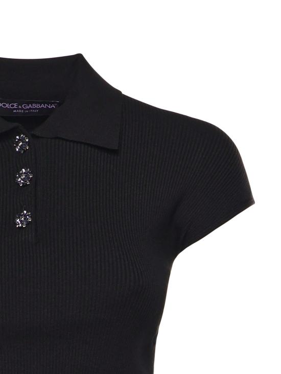 26SS 돌체앤가바나 폴로 티셔츠 FXZ41Z JFMHGN0000 Black - DOLCE & GABBANA