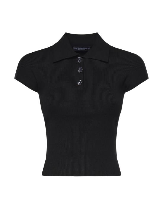 26SS 돌체앤가바나 폴로 티셔츠 FXZ41Z JFMHGN0000 Black