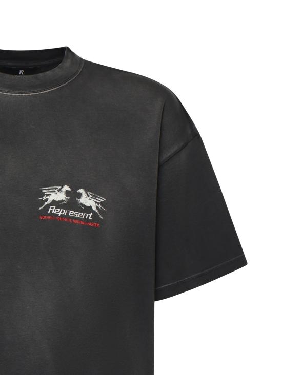26SS 리프레젠트 반팔 티셔츠 MLM100768 04 STAINED BLACK - REPRESENT