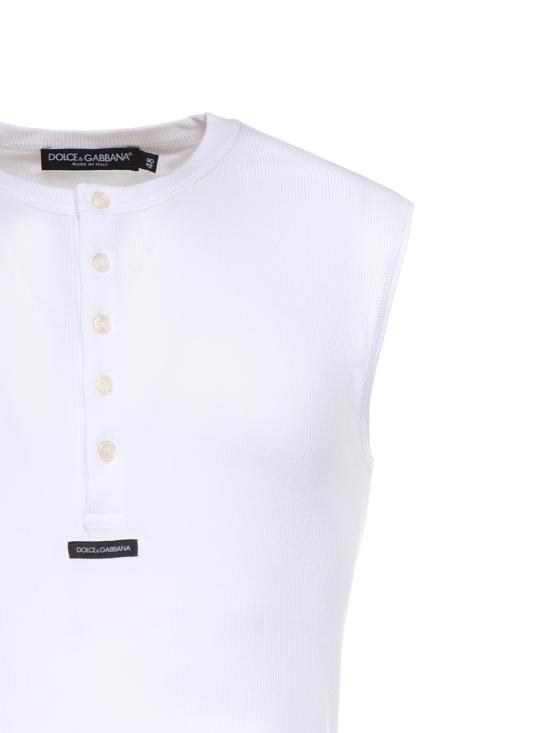 26SS 돌체앤가바나 반팔 티셔츠 G8TO9T FU7AVW0800 White - DOLCE & GABBANA