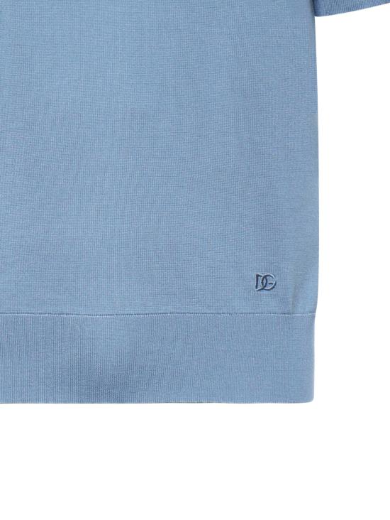 26SS 돌체앤가바나 폴로 티셔츠 GXZ02Z JBSO5B0965 Blue - DOLCE & GABBANA