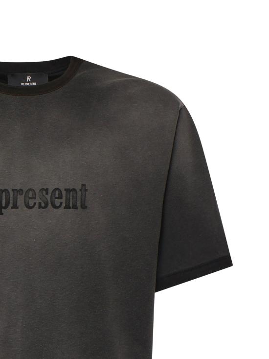26SS 리프레젠트 반팔 티셔츠 MLM100721 04 STAINED BLACK - REPRESENT