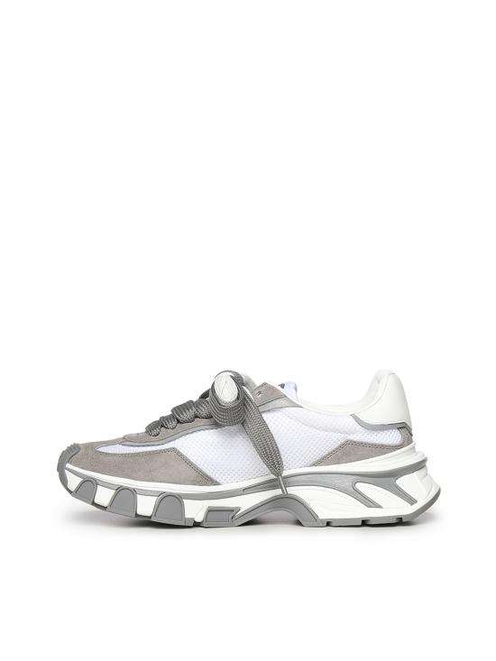 26SS 돌체앤가바나 DG 컨트리 로드 나일론 앤 레더 스니커즈 CS2403 A02088B932 WHITE GREY - DOLCE & GABBANA