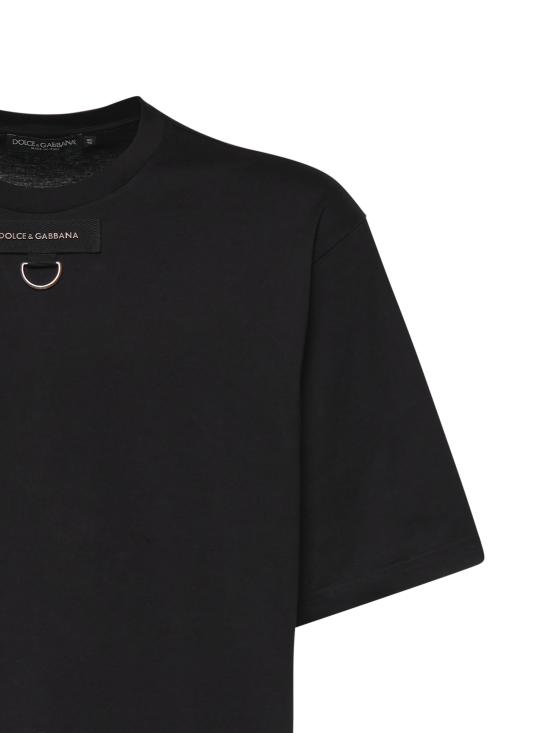 26SS 돌체앤가바나 반팔 티셔츠 G8PN9T G7PZHN0000 Black - DOLCE & GABBANA