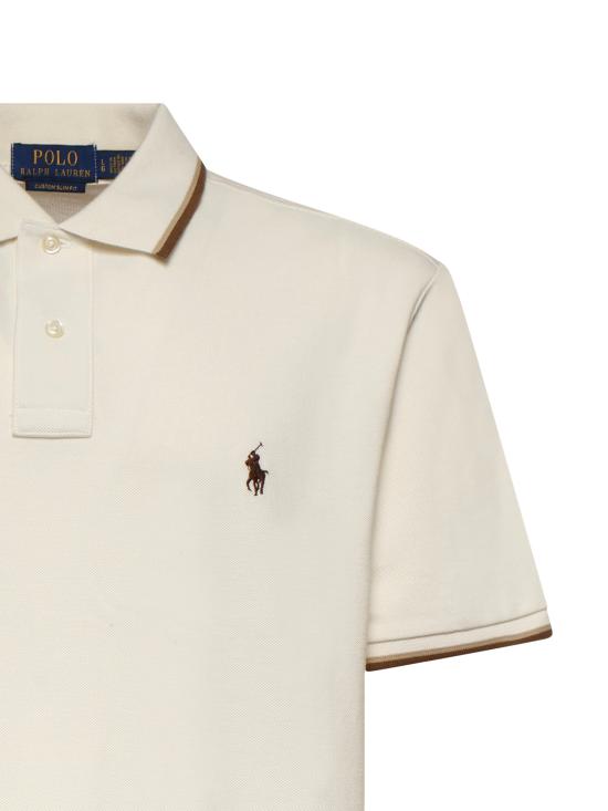 26SS 폴로 랄프로렌 폴로 티셔츠 710842621 054 White - POLO RALPH LAUREN