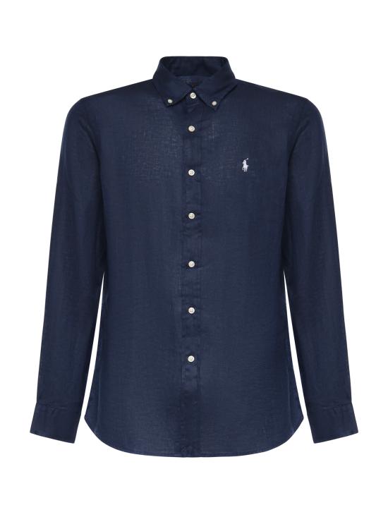 26SS 폴로 랄프로렌 긴팔 셔츠 710966294 504 Blue