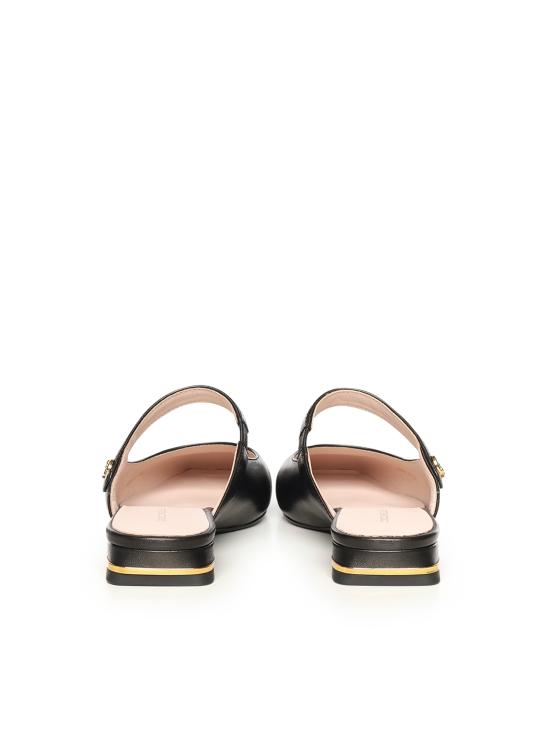 26SS 코치넬리 뮬/슬리퍼 E4U1L360201 001 BLACK - COCCINELLE