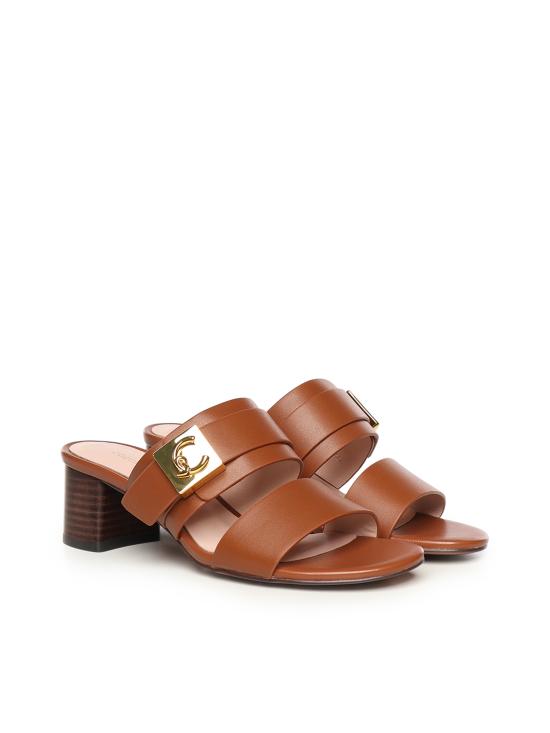 26SS 코치넬리 뮬/슬리퍼 E4U7Q170201 W11 Brandy - COCCINELLE